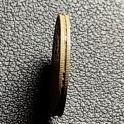 泉币菌-第230场-拍品多 请提前出价 安全边 英属香港一毫黄铜币1961年 20毫米4.5克伊丽莎白二世