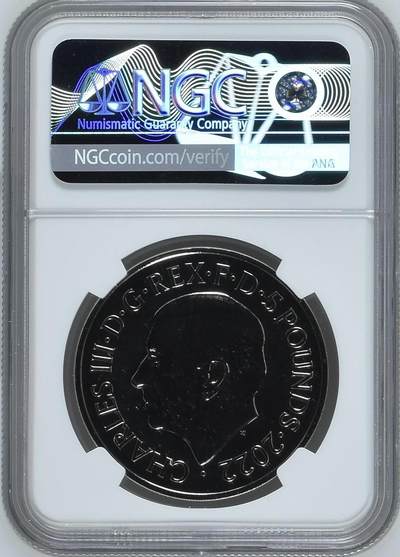 S&S Numismatic世界钱币-拍卖 第126期  英国2022年 女王的生平和遗产 5英镑纪念币 NGC MS69首期蓝标 