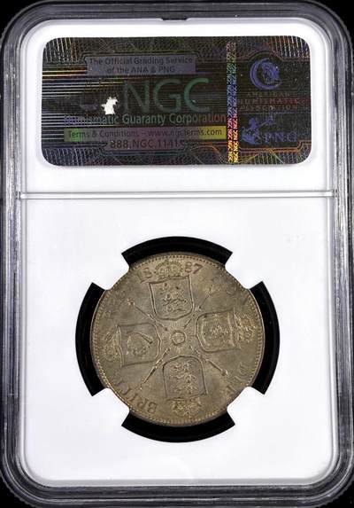 【雨安】【直播拍卖】【评级币章-132期】 2026-04-25 周六 19:30 (金价1050, 银价18.60)  [评级欧洲] Great Britain 英国 2先令 1弗洛林 1887年 维多利亚  NGC-MS63