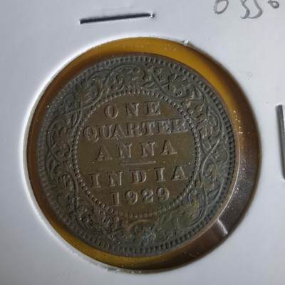 沼泽如烟--第1063场 - 英属印度1929年四分之一安娜