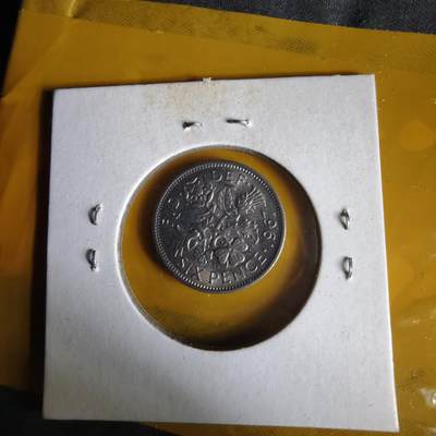 沼泽如烟--第1062场 英国1967年6便士