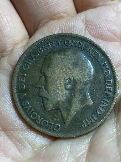 2026年第四十七场(总第二百一十六场）外国好品散币场(免佣金) 英国🇬🇧1917年1便士(乔治五世第一版)