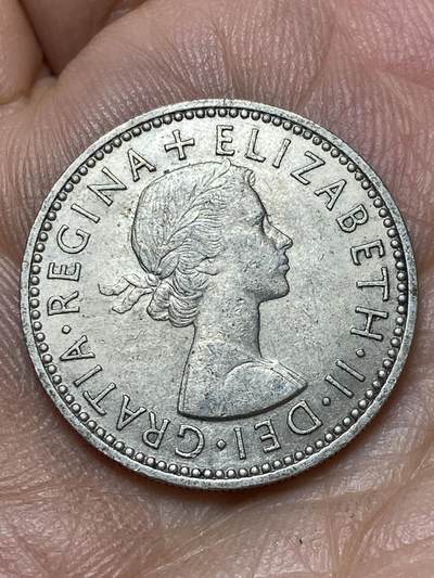 2026年第四十七场(总第二百一十六场）外国好品散币场(免佣金) 英国🇬🇧1955年1先令(伊丽莎白二世青年桂冠第二版，英格兰盾徽版)