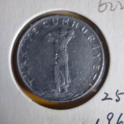 沼泽如烟--第1062场 土耳其1964年25库鲁