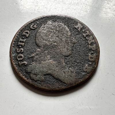 🌹外币初藏🌹🐯2026年第45场   每周二四六晚8️⃣点  世界硬币 奥属尼德兰 1789年 约瑟夫二世 1 Liard（利亚德）铜币