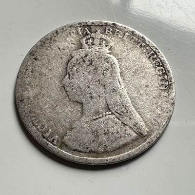 🌹外币初藏🌹🐯2026年第45场   每周二四六晚8️⃣点  世界硬币 英国 1888年 维多利亚 3便士银币