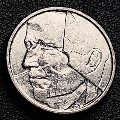 泉币菌-第230场-拍品多 请提前出价 比利时 1990年代 50法郎人物硬币 22mm 绝版收藏品