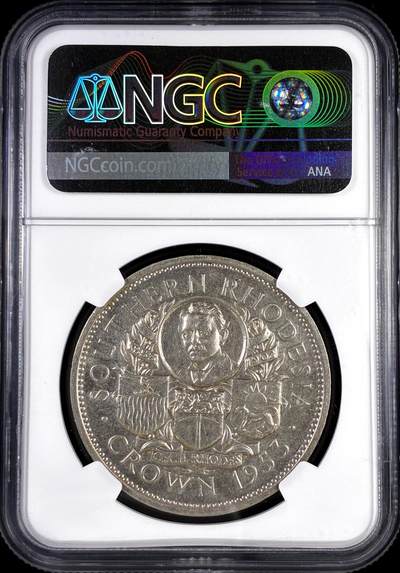 【雨安】【直播拍卖】【评级币章-132期】 2026-04-25 周六 19:30 (金价1050, 银价18.60)  [评级非洲] Southern Rhodesia 南罗得西亚 1克朗 1953年 伊丽莎白二世  NGC-UNC