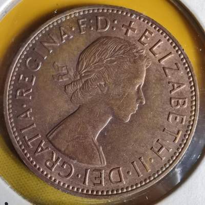 沼泽如烟--第1062场 英国1963年1便士