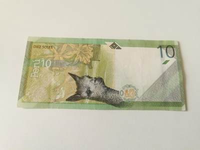 零零发流通品外国纸币拍卖 无佣金 秘鲁10索尔