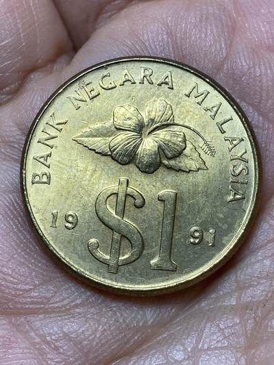 2026年第四十七场(总第二百一十六场）外国好品散币场(免佣金) 马来西亚🇲🇾1991年1元(独立后第二套第一版，有货币符号版)