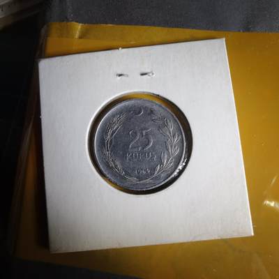 沼泽如烟--第1062场 土耳其1964年25库鲁