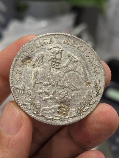 博洋堂“生趣盎然”4月精品专场暨第169期（全场包邮） 墨西哥1893年ZS FZ版鹰洋，带光生猛戳记