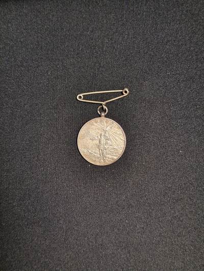 东亚欧洲主题杂货徽章勋章拍卖⑩ （五一大拍350+） 第一次国势调查纪念章（纯银 7g）