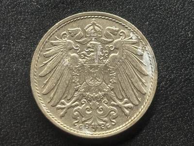 邮泉阁外国硬币限时拍卖第四十七场 （硬币在国外，请付邮费6元） - 德国1900年10芬尼G版