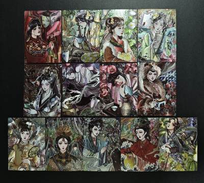 天玑星卡拍第190期《4.23周四截拍》持续收拍收评中 满赠卡需备注 - 香山文创 红楼梦 十二金钗+中秋纪念卡 嫦娥 十三张+两包未拆封 三工艺 微瑕