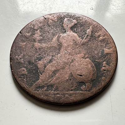 🌹外币初藏🌹🐯2026年第45场   每周二四六晚8️⃣点  世界硬币 英国 乔治二世 半便士铜币