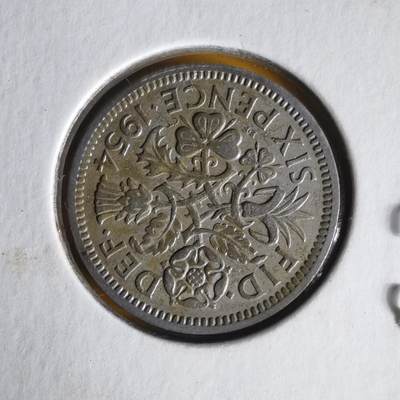 沼泽如烟--第1062场 英国1954年6便士