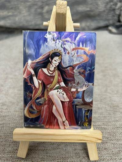 喜灰玩卡拍卖第八期，接拍品0佣金，欢迎送拍，释放现金流，让自己有资金可以购买更多喜欢的卡牌，让别的卡友能淘到更多心仪的卡牌 墨婉 太乙老师绘 玉兔精 粗闪