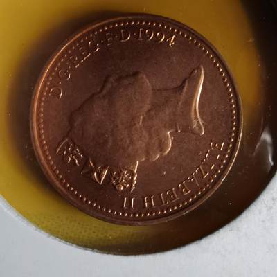 沼泽如烟--第1062场 英国1994年1便士