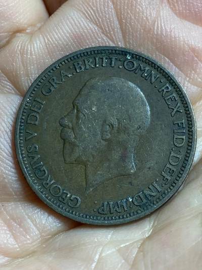 2026年第四十七场(总第二百一十六场）外国好品散币场(免佣金) 英国🇬🇧1934年半便士(乔治五世第三版，发行量最少年份)