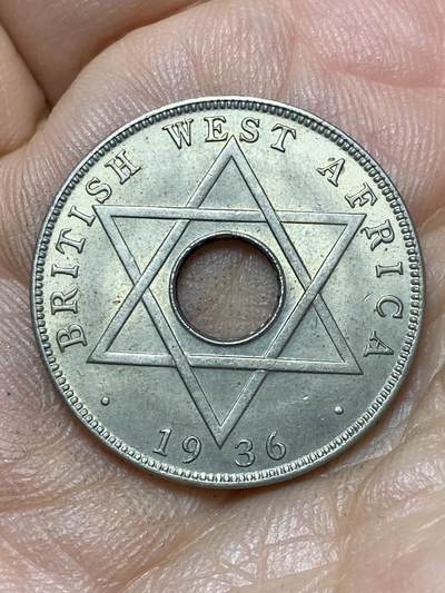 2026年第四十七场(总第二百一十六场）外国好品散币场(免佣金) 少见原光好品–英属西非1936年1/2便士(爱德华八世时期，无标版)