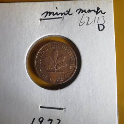 沼泽如烟--第1062场 德国1972年1芬尼