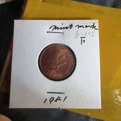 沼泽如烟--第1062场 德国1981年2芬尼