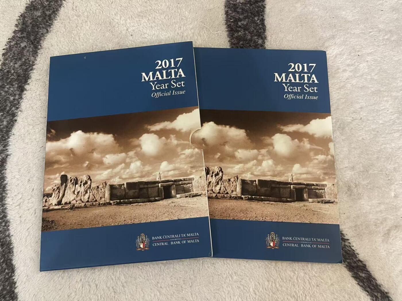 ❤️【币观天下】❤️ 第349期钱币拍卖场- 2026.4.24周五晚上6点半场 长期征集拍品  马耳他2017年官方套币 马耳他央行发行原包装