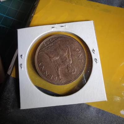 沼泽如烟--第1062场 英国1963年1便士