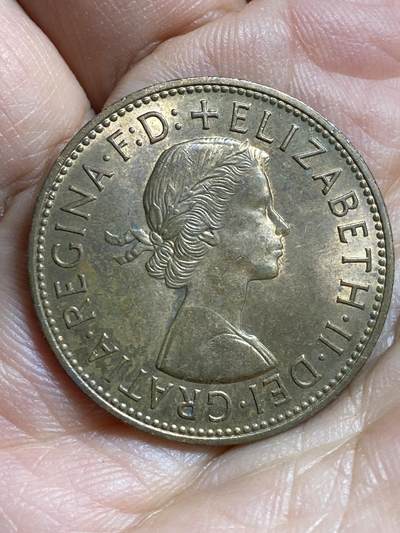 2026年第四十七场(总第二百一十六场）外国好品散币场(免佣金) 英国🇬🇧1967年1便士(伊丽莎白二世青年桂冠第二版，普制币关门年)