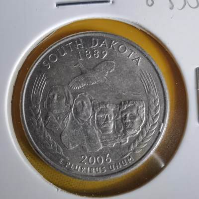 沼泽如烟--第1063场 - 美国2006年25分纪念币