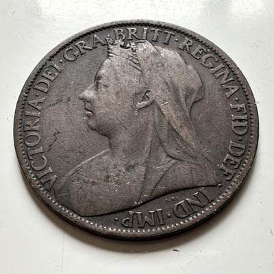 🌹外币初藏🌹🐯2026年第45场   每周二四六晚8️⃣点  世界硬币 英国1900年一便士