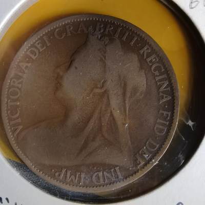 沼泽如烟--第1062场 英国1900年1便士