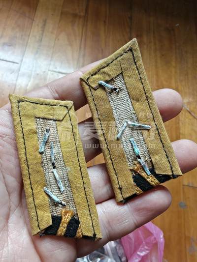 老徽章奖章勋章纪念章杂项专拍 五十年代苏联M55海军大尉铜星领章符号（鸽子重拍）