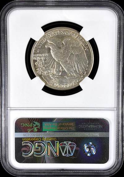 【雨安】【直播拍卖】【评级币章-132期】 2026-04-25 周六 19:30 (金价1050, 银价18.60)  [评级美洲] USA 美国 50美分 (1916-1947) 行走女神 半美元 [12.50 g., 0.900 Silver]  NGC-MS62