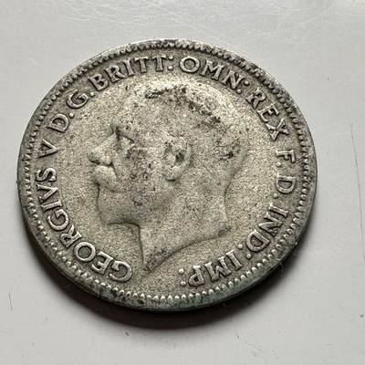 🌹外币初藏🌹🐯2026年第45场   每周二四六晚8️⃣点  世界硬币 英国 1931年 乔治五世 六便士银币 2.83克-19毫米-50%银