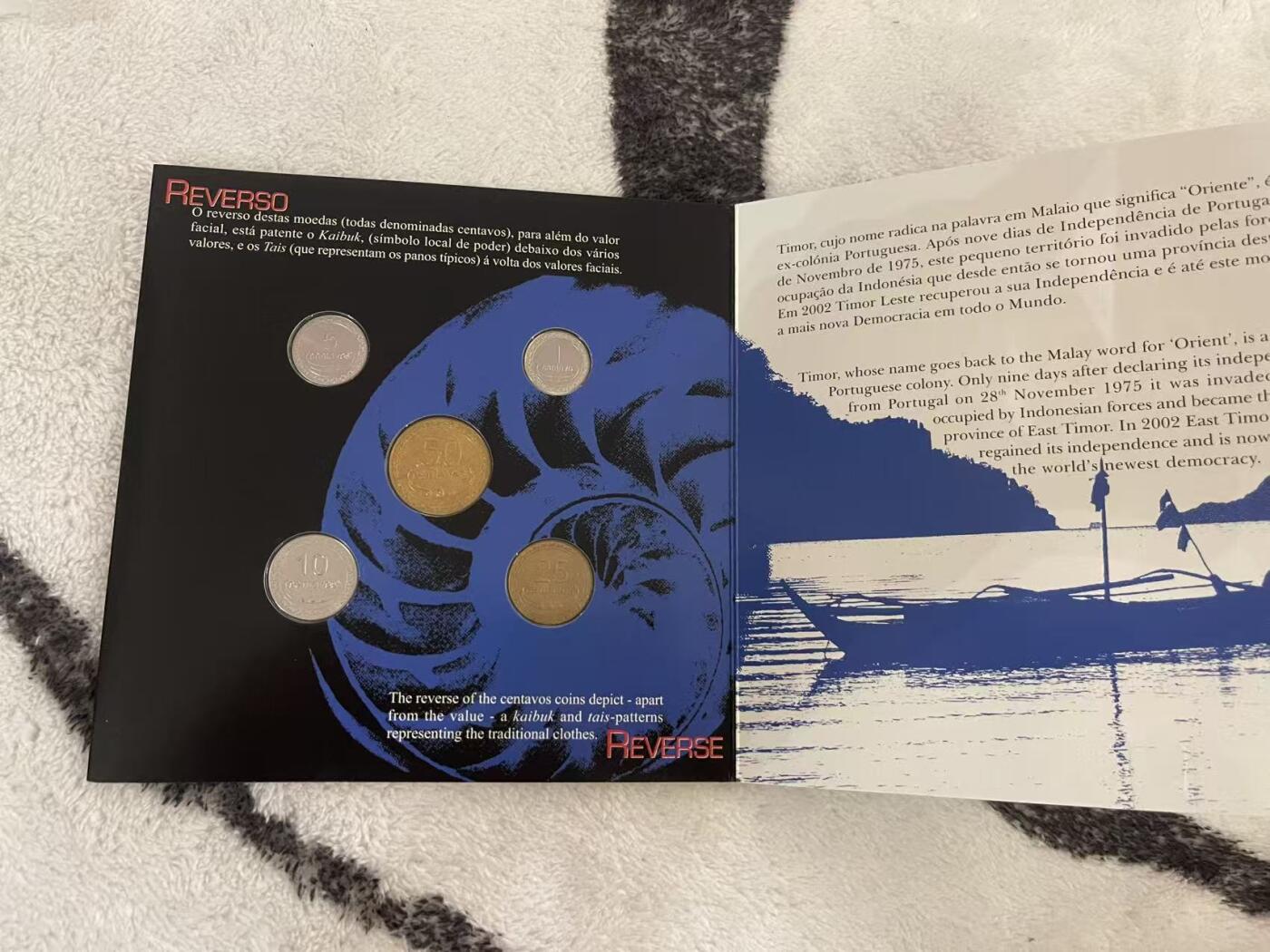 ❤️【币观天下】❤️ 第349期钱币拍卖场- 2026.4.24周五晚上6点半场 长期征集拍品  东帝汶2004年首套官方原装套币 少见 