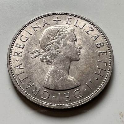 🌹外币初藏🌹🐯2026年第45场   每周二四六晚8️⃣点  世界硬币 英国1967年 半克朗 a