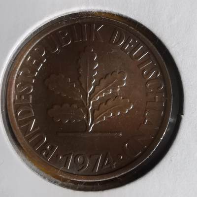 沼泽如烟--第1062场 德国1974年2芬尼