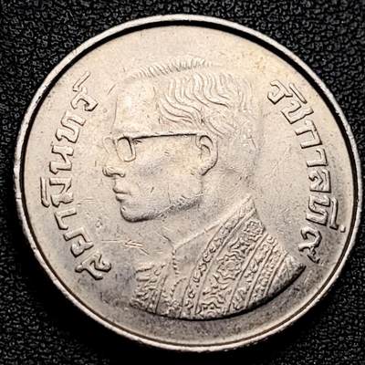 泉币菌-第230场-拍品多 请提前出价 泰国70年代 5泰铢大镍币 29.5mm 金翅鸟迦楼罗拉玛九世国王