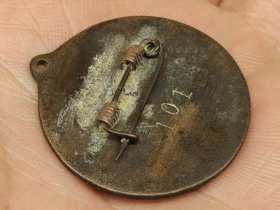 老徽章奖章勋章纪念章杂项专拍 抗战老徽章-镇江壮丁训练队徽章