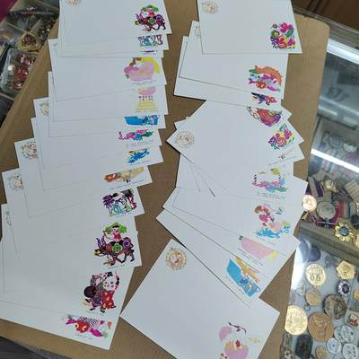 PCAI钱币  23-815   钱币票据邮票小专场 明信片一组