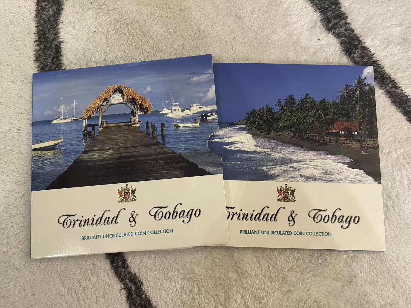 ❤️【币观天下】❤️ 第349期钱币拍卖场- 2026.4.24周五晚上6点半场 长期征集拍品  特立尼达和多巴哥1999年套币 皇家造币厂出品 全新原包装