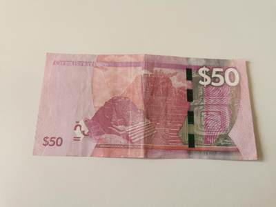 零零发流通品外国纸币拍卖 无佣金 伯利兹50元