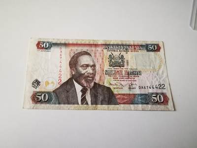 零零发流通品外国纸币拍卖 无佣金 肯尼亚50