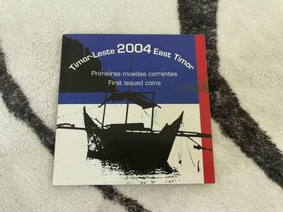 ❤️【币观天下】❤️ 第349期钱币拍卖场- 2026.4.24周五晚上6点半场 长期征集拍品  - 东帝汶2004年首套官方原装套币 少见 
