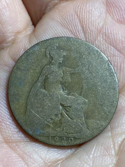 2026年第四十七场(总第二百一十六场）外国好品散币场(免佣金) 英国🇬🇧1920年半便士(乔治五世第一版)