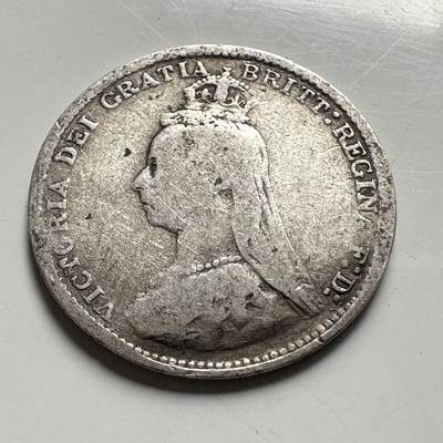 🌹外币初藏🌹🐯2026年第45场   每周二四六晚8️⃣点  世界硬币 英国 1889年 维多利亚 3便士银币 b