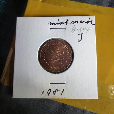 沼泽如烟--第1062场 德国1981年2芬尼